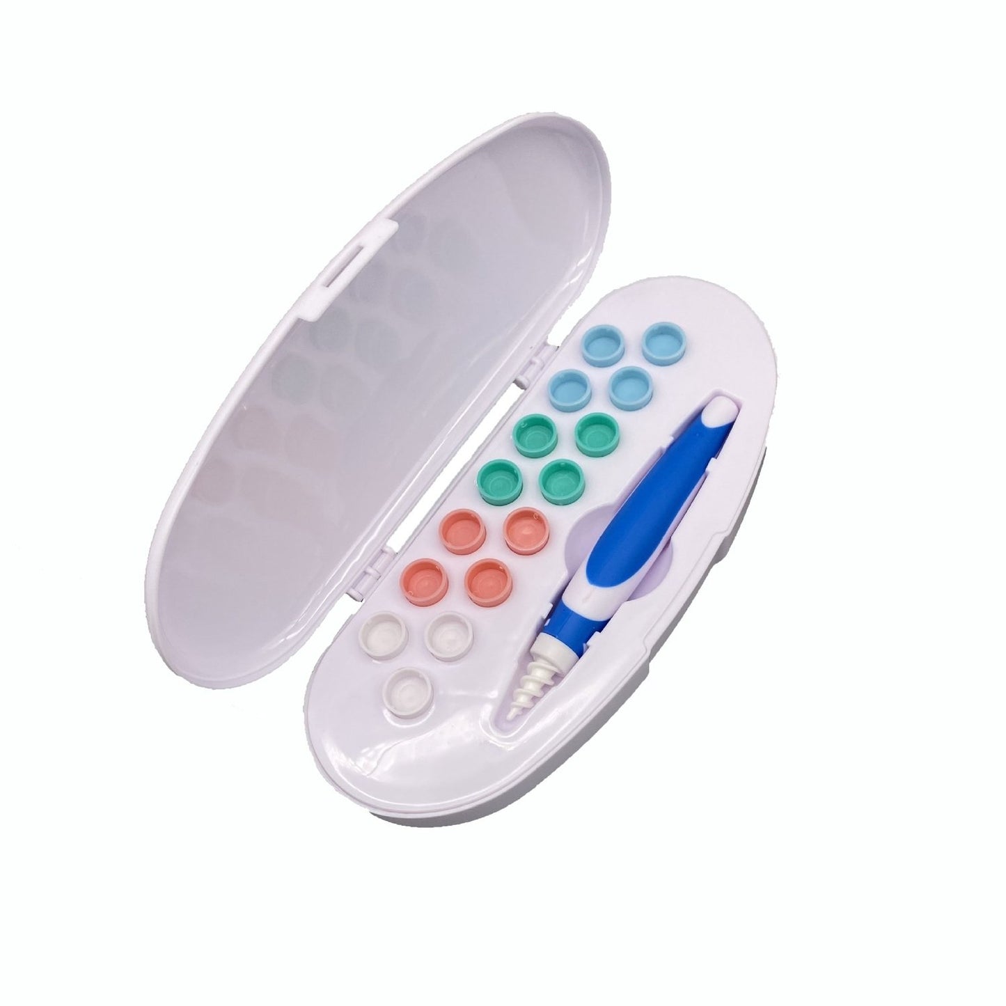 2-pack Öronrensare med Spiraltoppar & Förvaringslåda