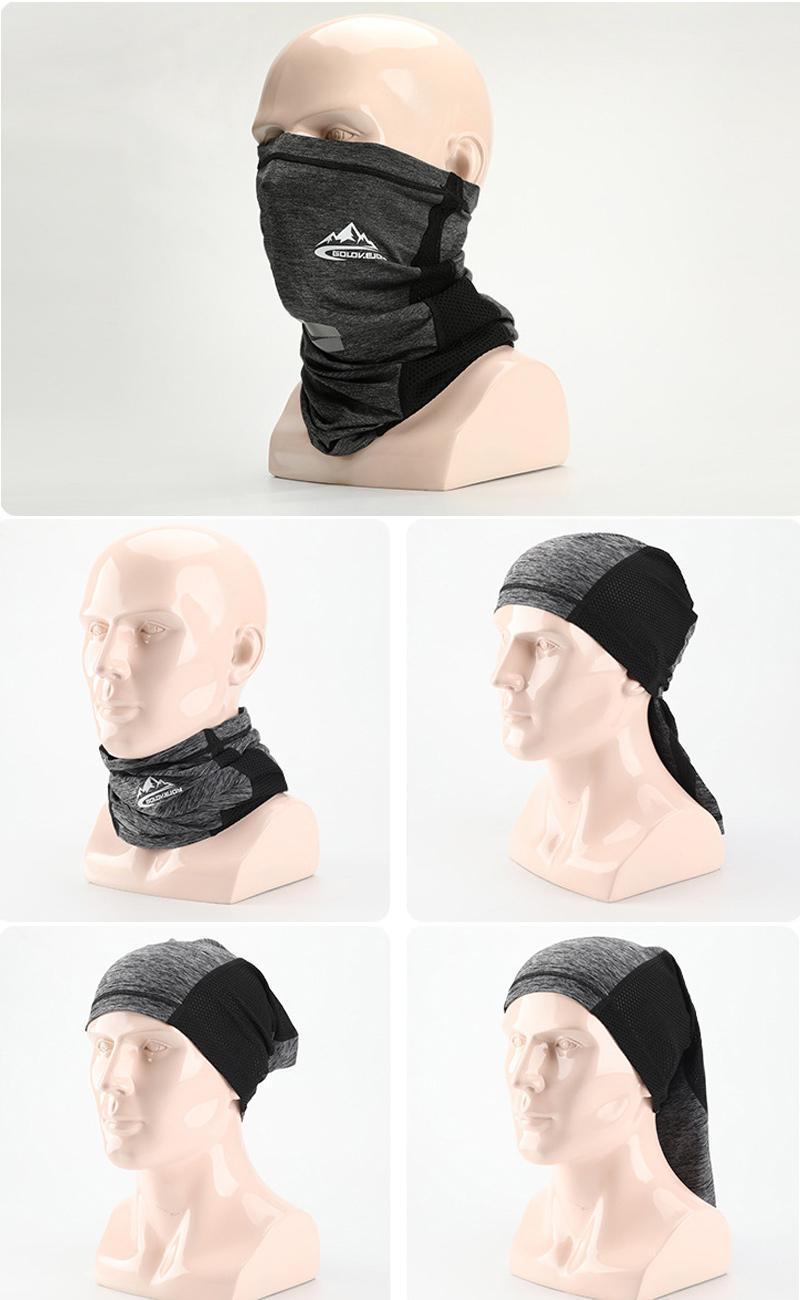 2 x Multifunktionell Kylande Cykelmask