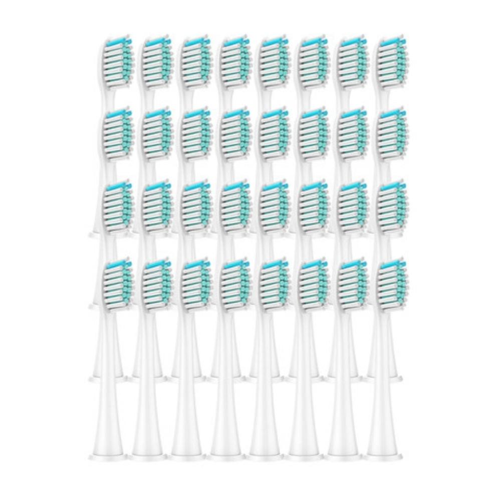 32-Pack Ersättningshuvuden för Philips Sonicare Serierna 3, 6, 9