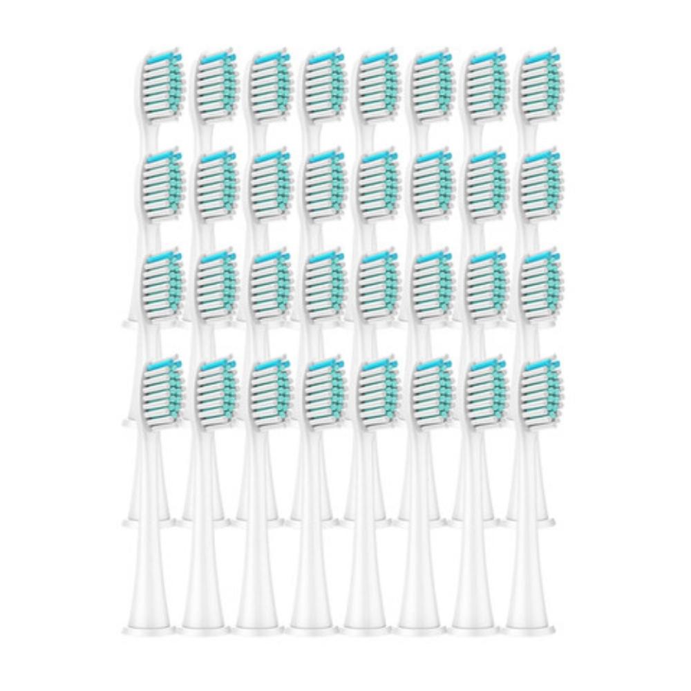 32-Pack Ersättningshuvuden för Philips Sonicare Serierna 3, 6, 9