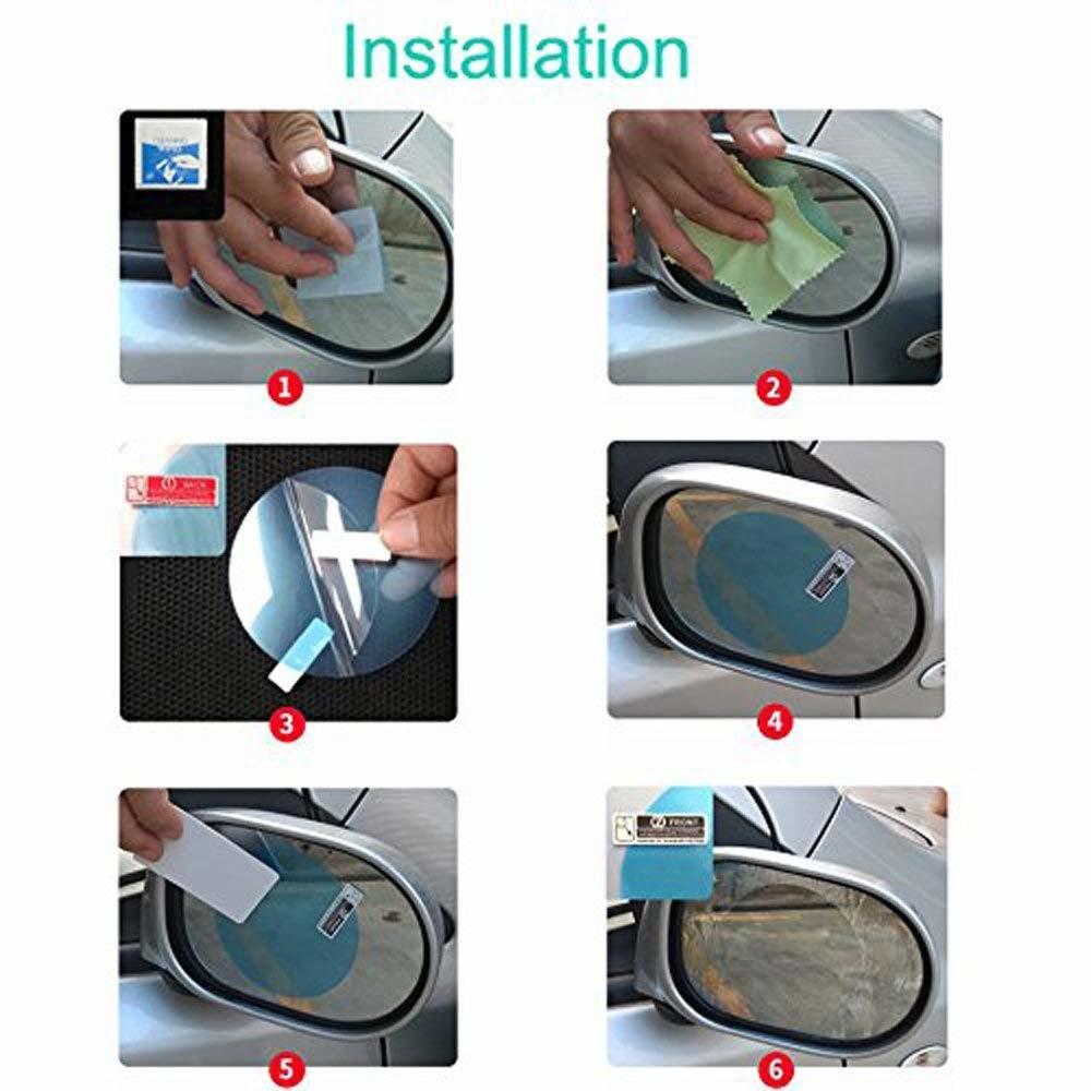 Bakspegelfilm (6 st)Skydd mot imma och vatten på sidospeglarna