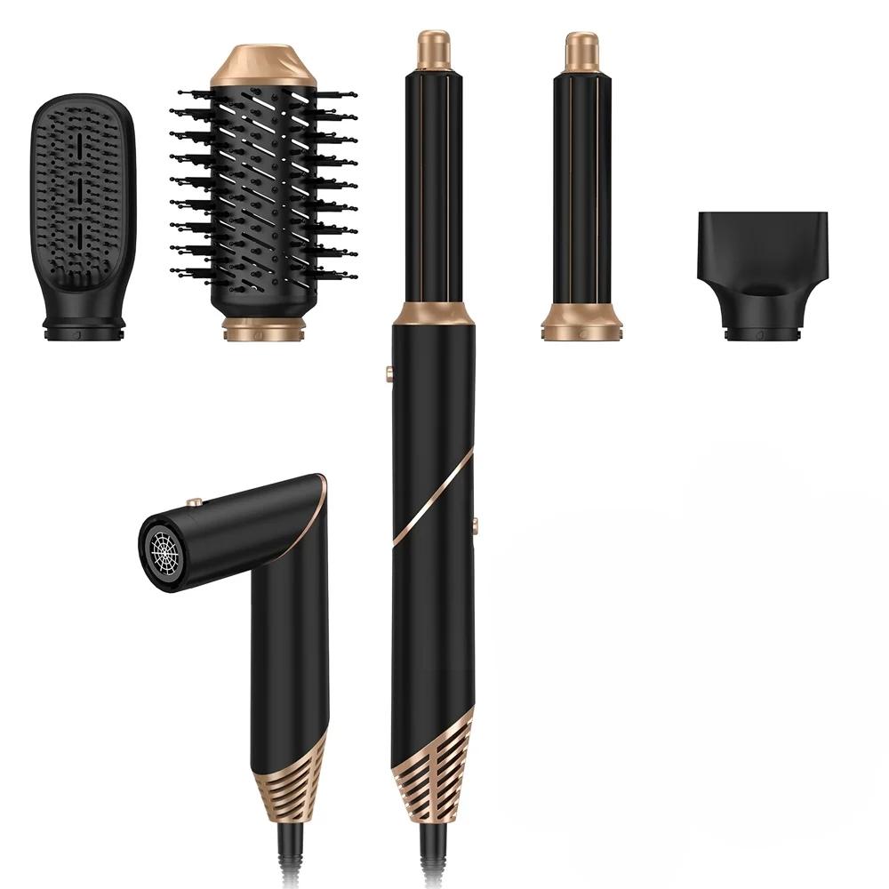 5-i-1 multistyler – Fön, plattning & volym i ett verktyg