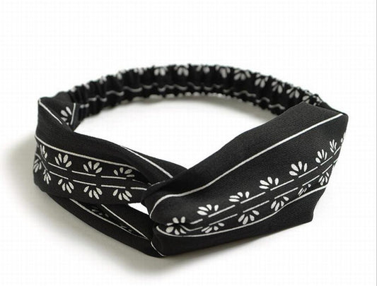 5x Elastiskt Hårband med Twist Knut - Stilfullt och Bekvämt