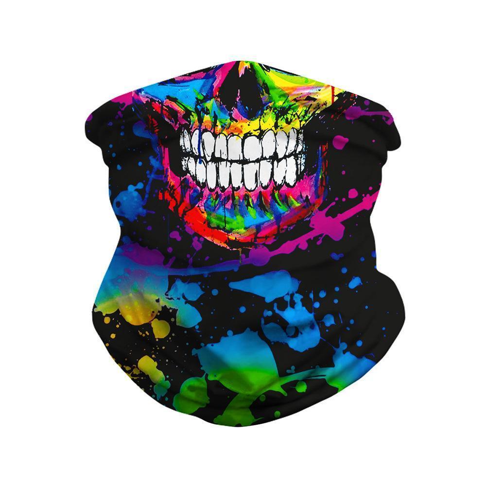 6-Pack Skull Bandana - Mixade Multifunktionella Scarfs