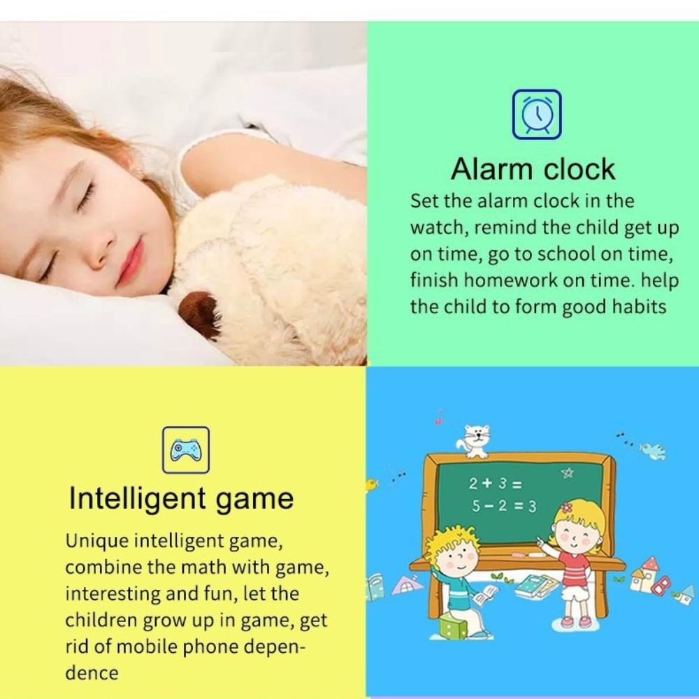 Vattentät smartklocka för barn - med Kamera