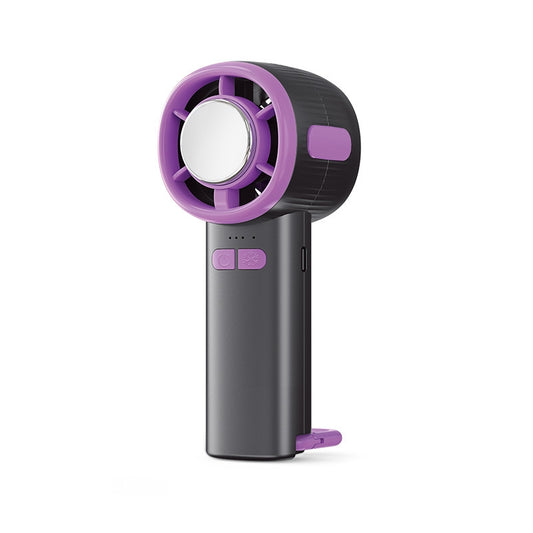 Bärbar fläkt med TEC-kylning – svart & vit, 3 hastigheter