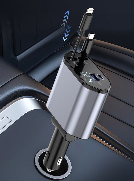 C1 billaddare – USB, Type-C & snabbladdning upp till 120W