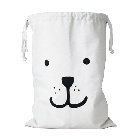 Canvas Tote stängande toppåse (S)