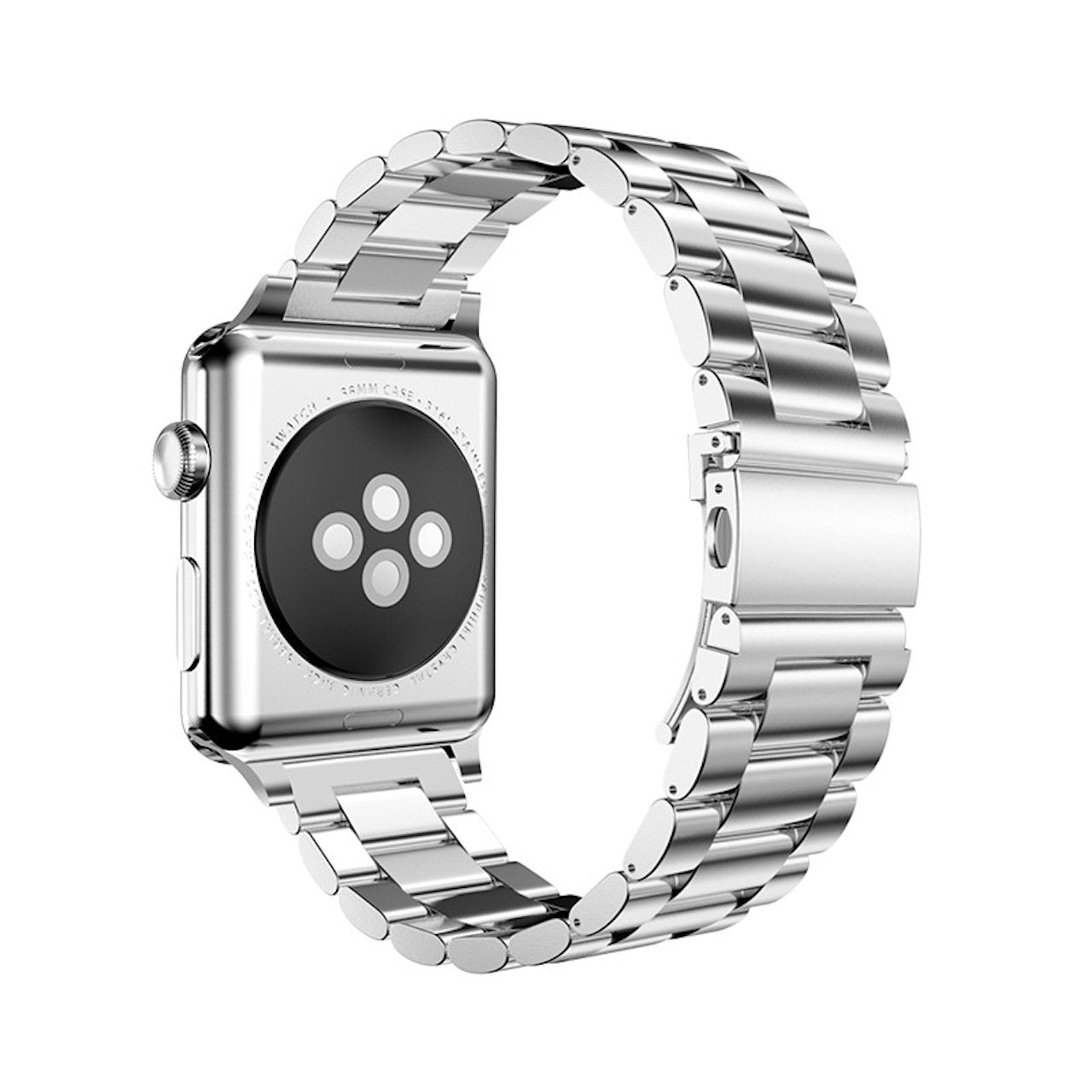 Elegant Metallarmband i Rostfritt Stål för Apple Watch