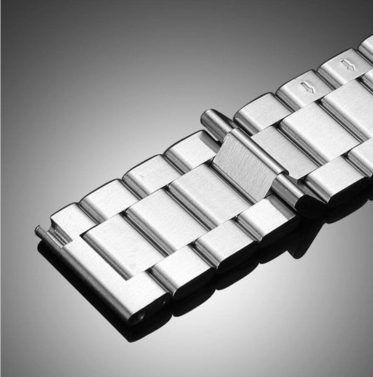 Elegant Metallarmband i Rostfritt Stål för Apple Watch