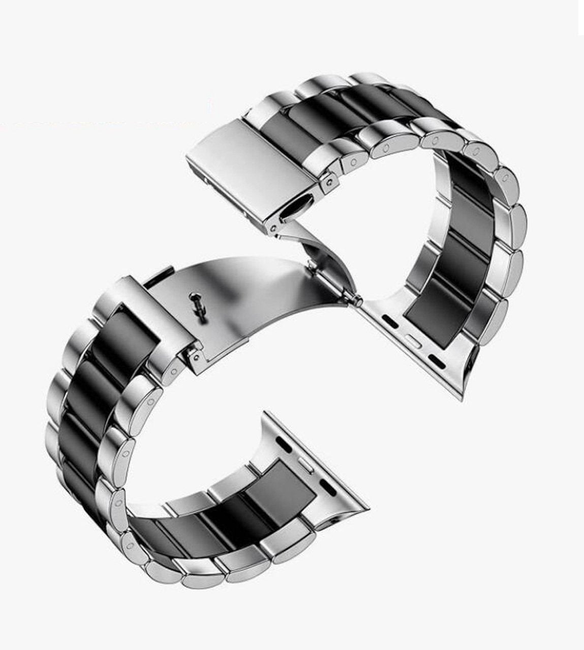 Elegant Metallarmband i Rostfritt Stål för Apple Watch