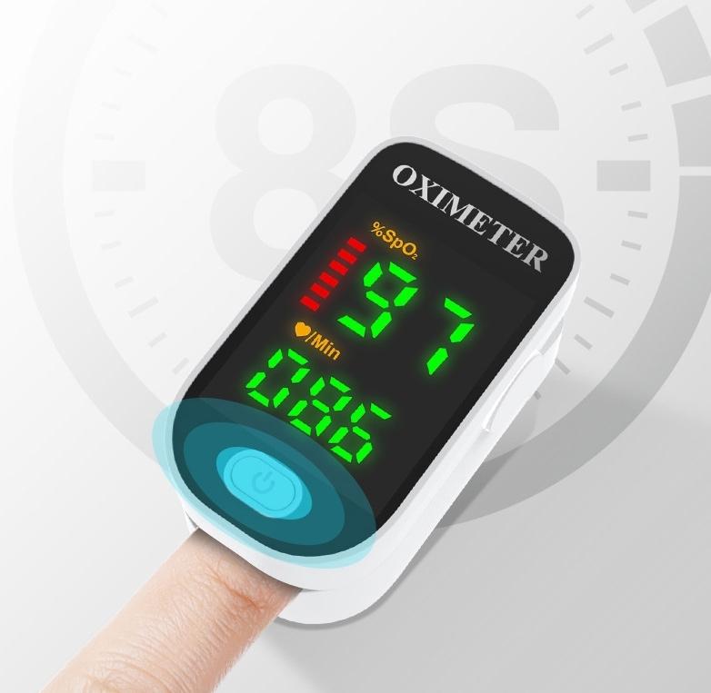 Fingertoppspulsoximeter - Bärbar och Precisionsmätare för SpO2 och Puls