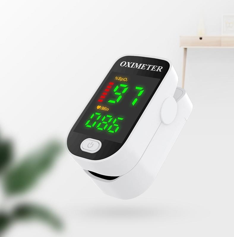 Fingertoppspulsoximeter - Bärbar och Precisionsmätare för SpO2 och Puls