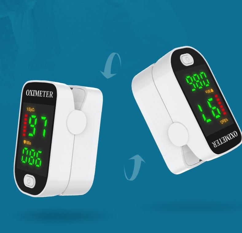 Fingertoppspulsoximeter - Bärbar och Precisionsmätare för SpO2 och Puls