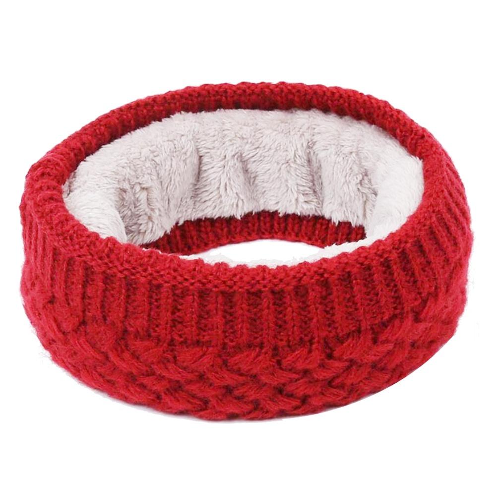 Fluffig Stickad Halsduk - Super Stiligt, Perfekt för Höst/Vinter