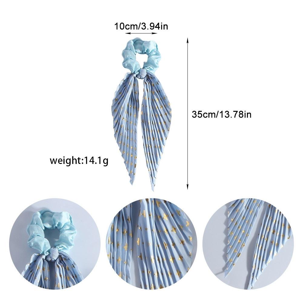 Hårband med scarf – 3/6-pack i mixade färger