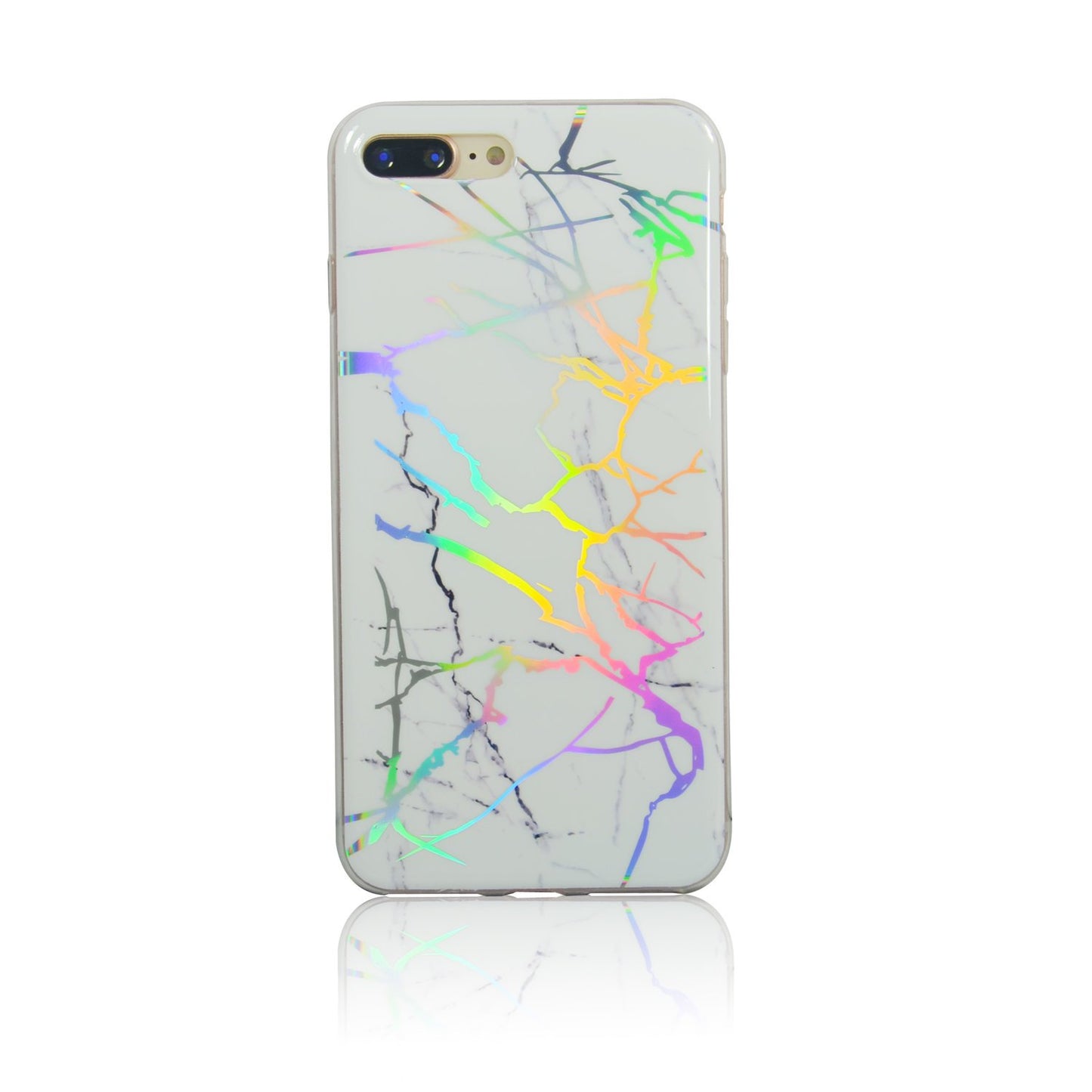 Laser marmorskal för iPhone 7+/8+