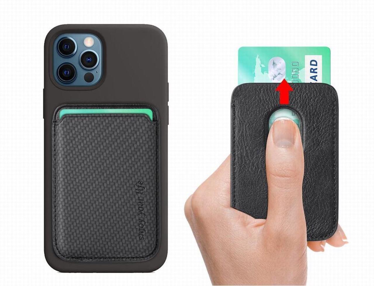MagSafe iPhone Skal med Korthållare
