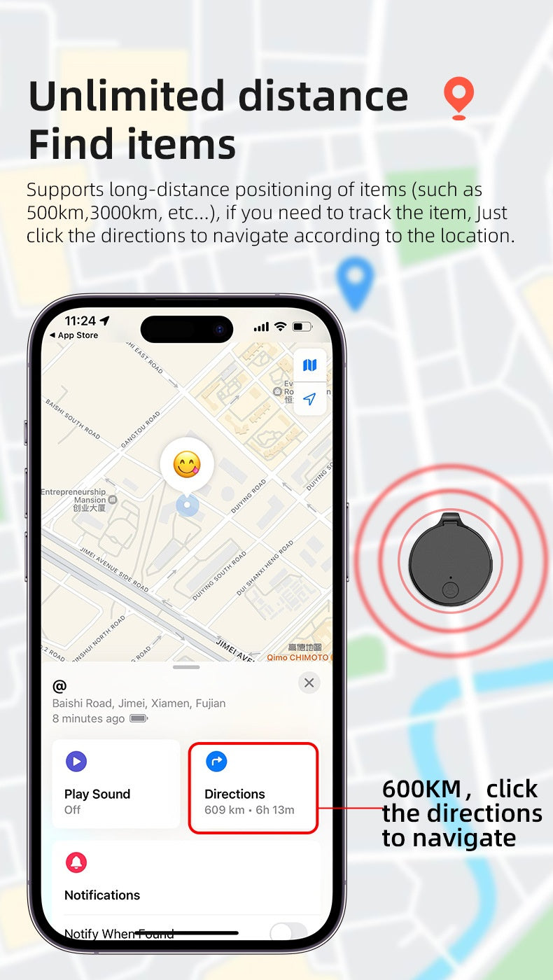 SafeTrak O - Smart tracker för Apple Find My