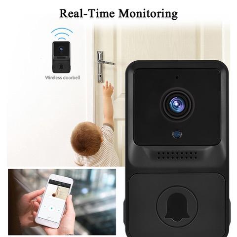 Smart Dörrklocka med Kamera - WiFi, 2-vägs Audio & Nattvision