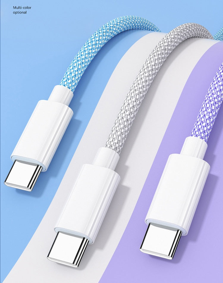 Snabbladdande Kabel 2M - 3-pack i Olika Färger & Kontakter