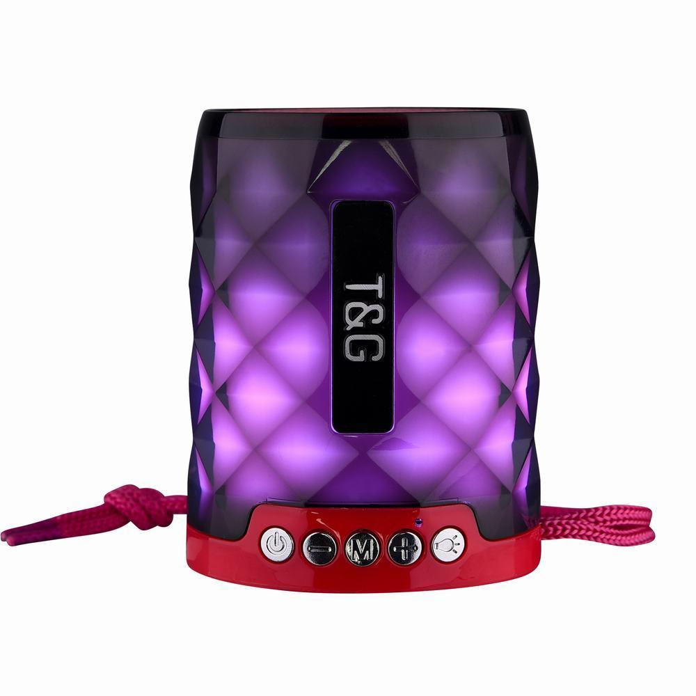 T&G Bluetooth-högtalare med ljus - Trådlös, Vattentät & Bärbar