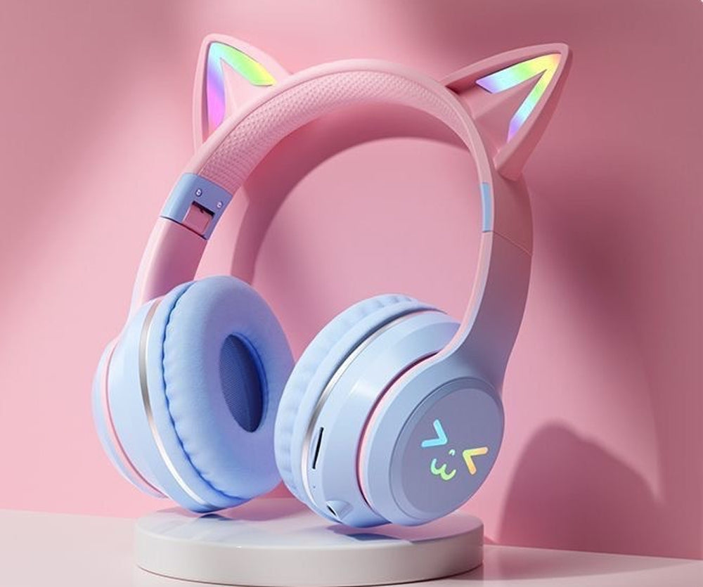 Trådlösa Hörlurar med Kattöron