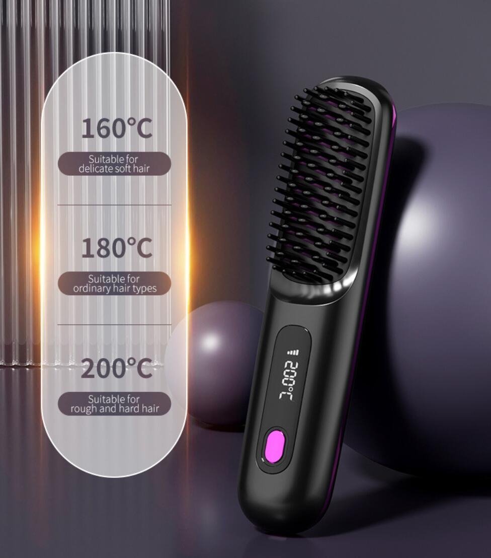 USB Hårplattång – Trådlös, Laddningsbar och Kompakt