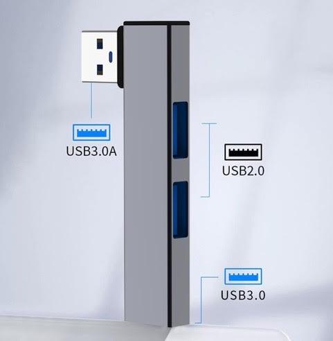 USB/USB-C Hub – Multifunktionell och Kompakt Adapter
