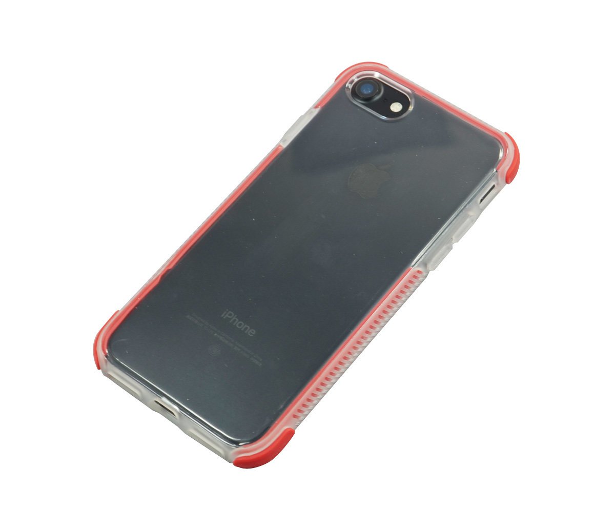 TPU skal för iPhone med färgade kanter iPhone 6 +2skärmskydd