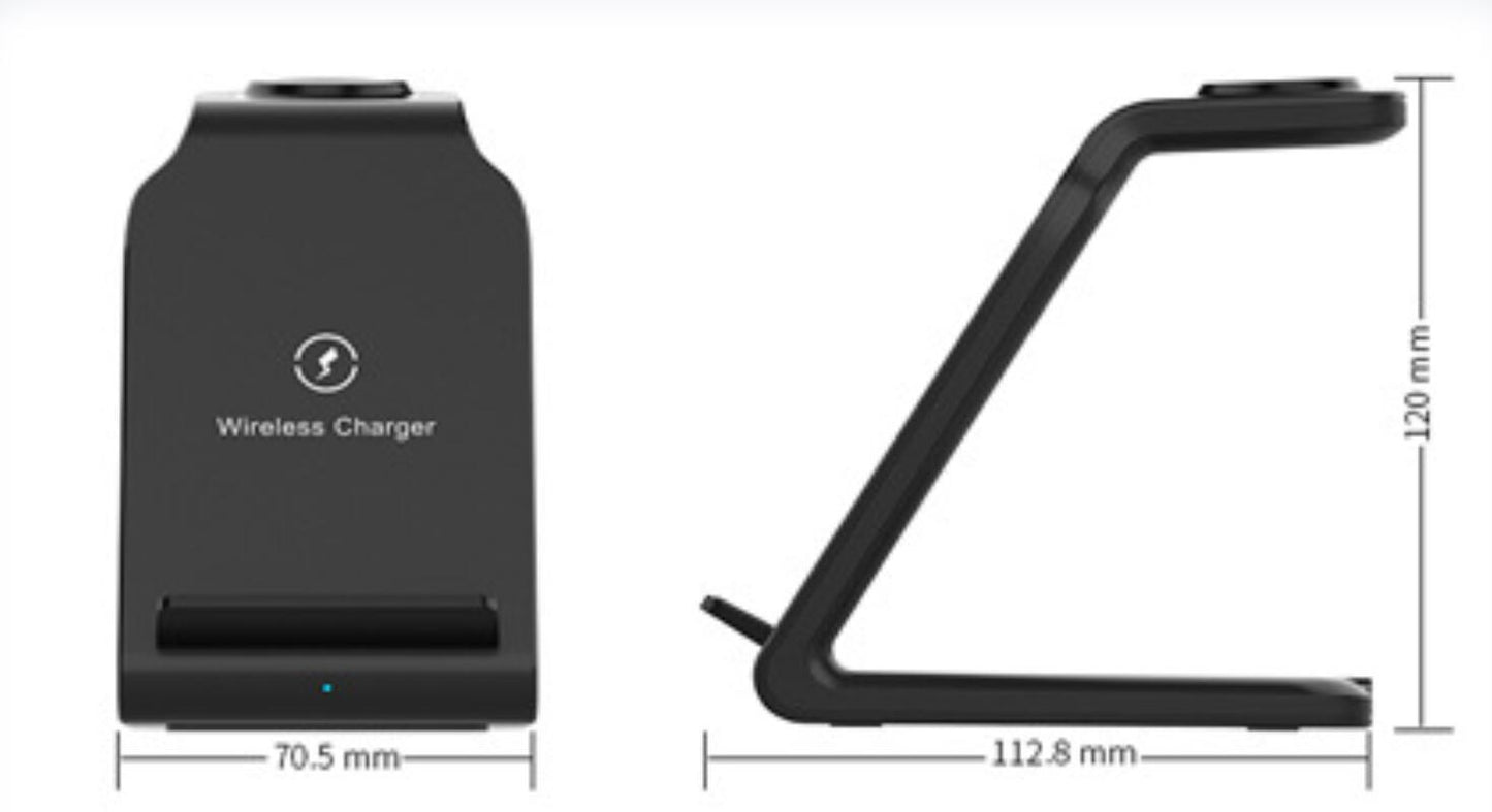 3-i-1 Laddningsstation - Enkel lösning för trådlös laddning
