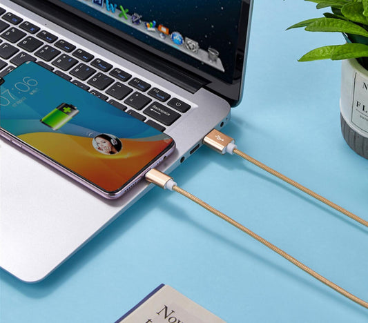 4-pack 2 meters laddningskabel till mobilen/plattan