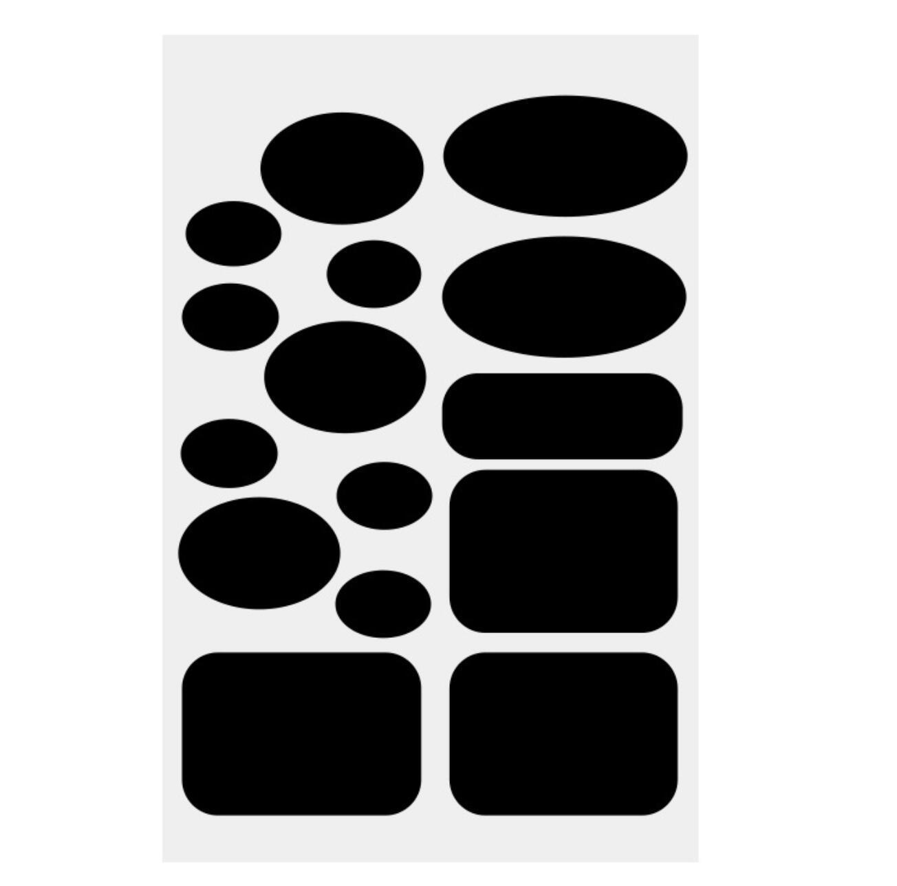 5-pack självhäftande lagningslappar för klädreparation