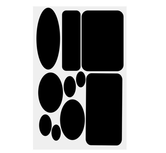 5-pack självhäftande lagningslappar för klädreparation