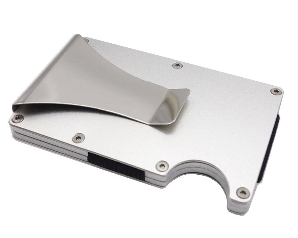 Aluminium Korthållare med RFID-Skydd - Tålig och Snygg