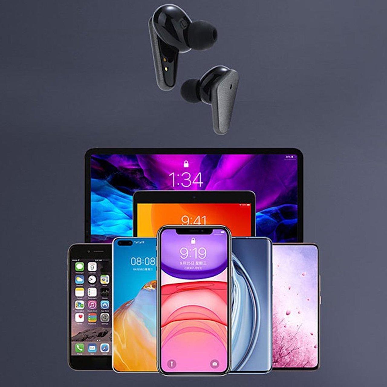 Bluetooth vattentäta trådlösa TWS touch hörlurar H580