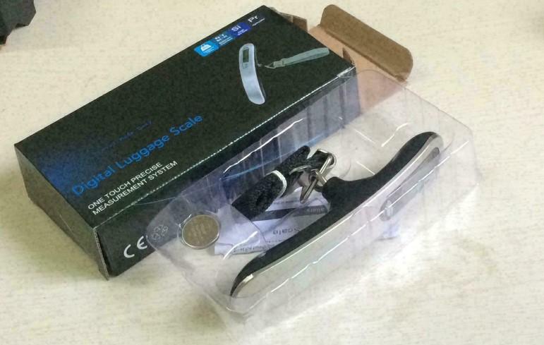 Elektronisk bagagevåg i rostfritt stål