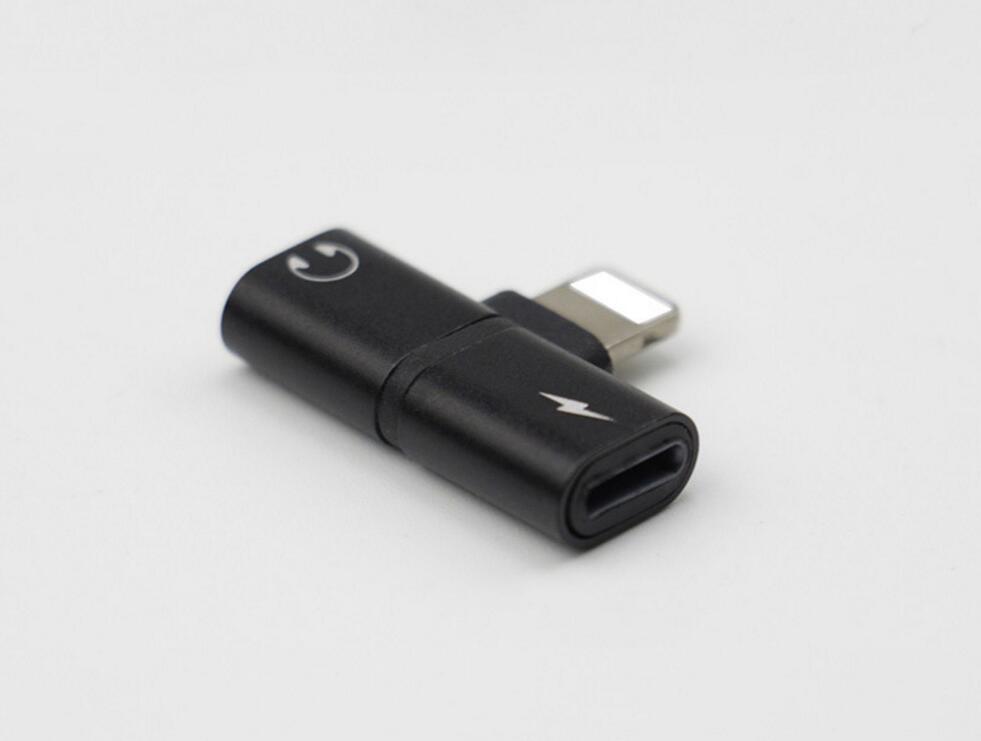 Lightning -> Lightning + Lightning audio adapter