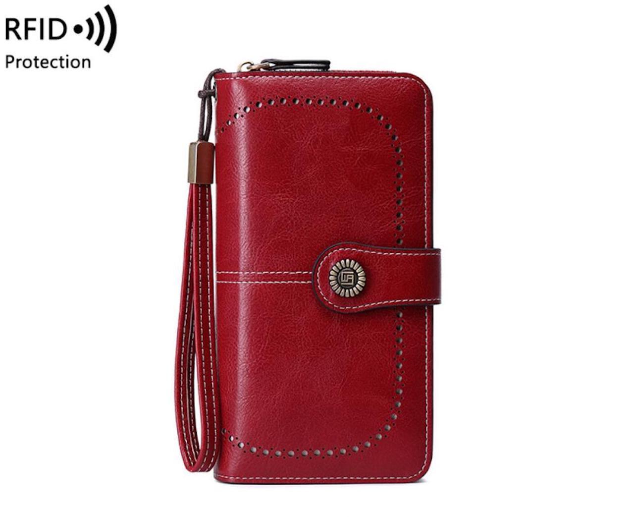 RFID lång kortplånbok