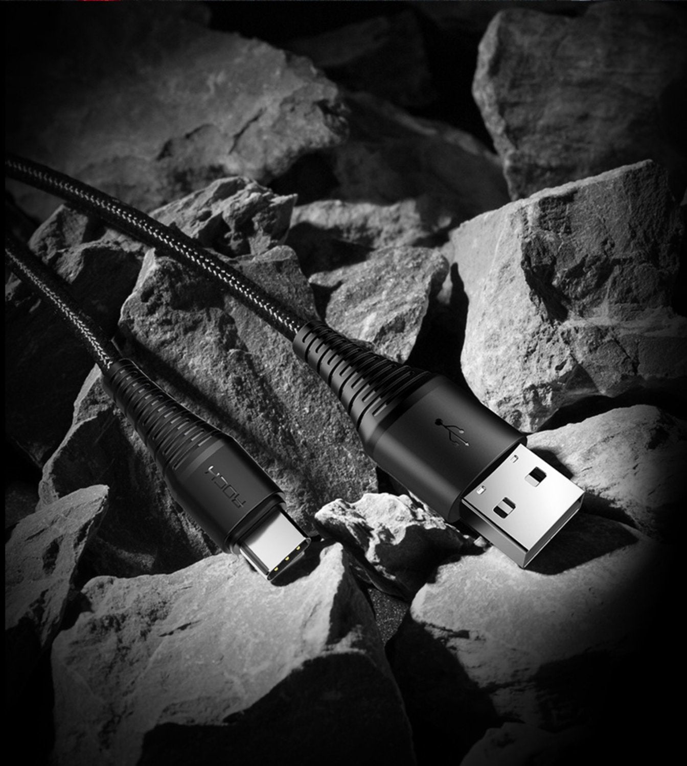 ROCK Hi-Tensile Lightningkabel 2m