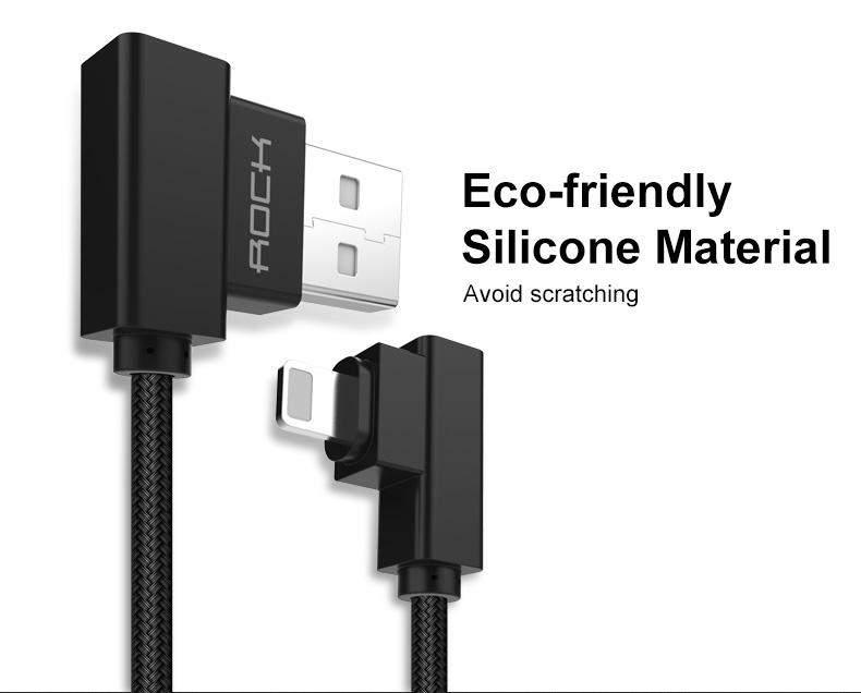 ROCK L-formad Lightningkabel 0,3cm