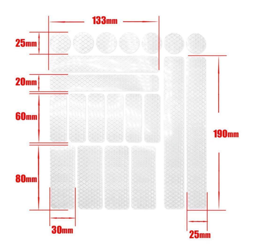 Reflex-klistermärken 21 stycken