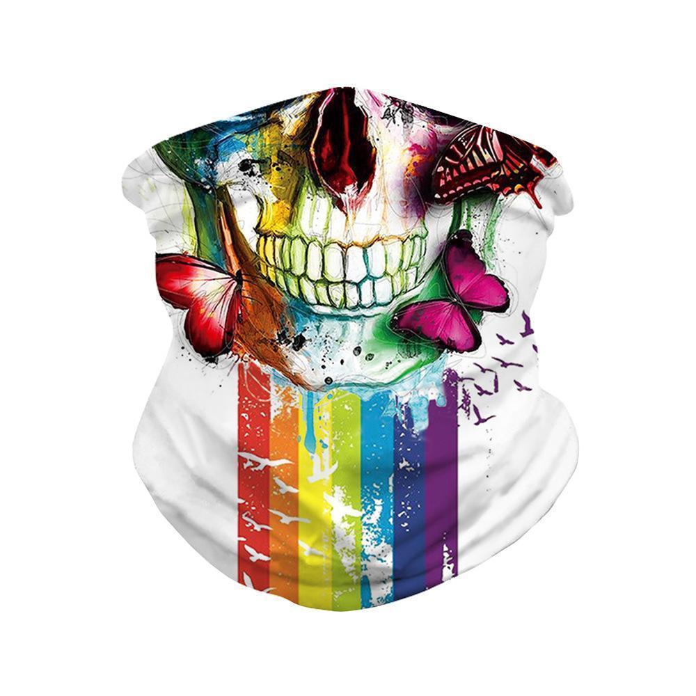 Skull Bandana - Snygg Multifunktionell Scarf