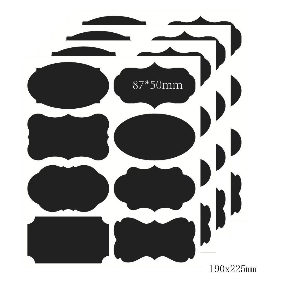 80 st Stora kvalitetsetiketter inklusive penna