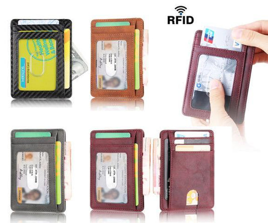 Supertunn RFID Plånbok - 7 kortplatser + sedelficka