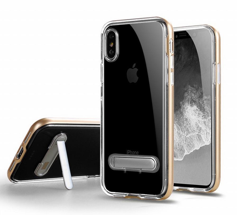 TPU Case med telefonställ + 2st skärmskydd iPhone XR