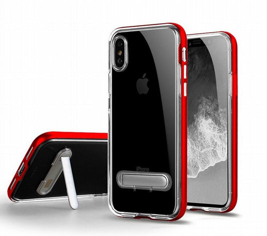 TPU Case med telefonställ + 2st skärmskydd iPhone XR