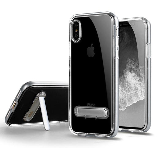 TPU Case med telefonställ + 2st skärmskydd iPhone X/XS