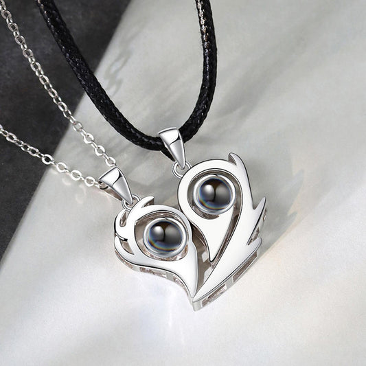 Vänskapshalsband "Eye of the heart" - Elegant och trendig design