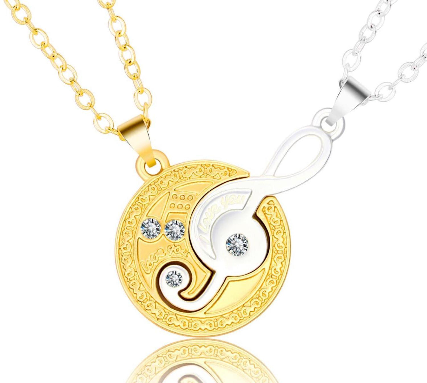 Vänskapshalsband "Music Note" - Elegant och Unik Design